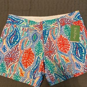 NWT Lilly Pulitzer Callahan shorts size 4